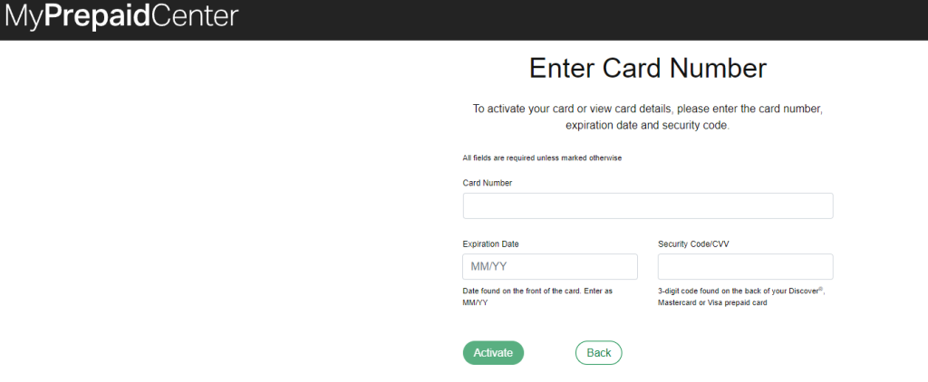 myprepaidcenter balance, activation